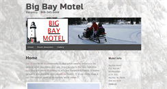 Desktop Screenshot of bigbaymotel.com
